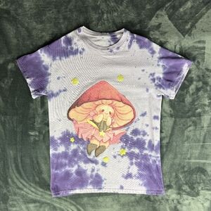 Fairy Mushroom Girls T-Shirt By Fairydrop